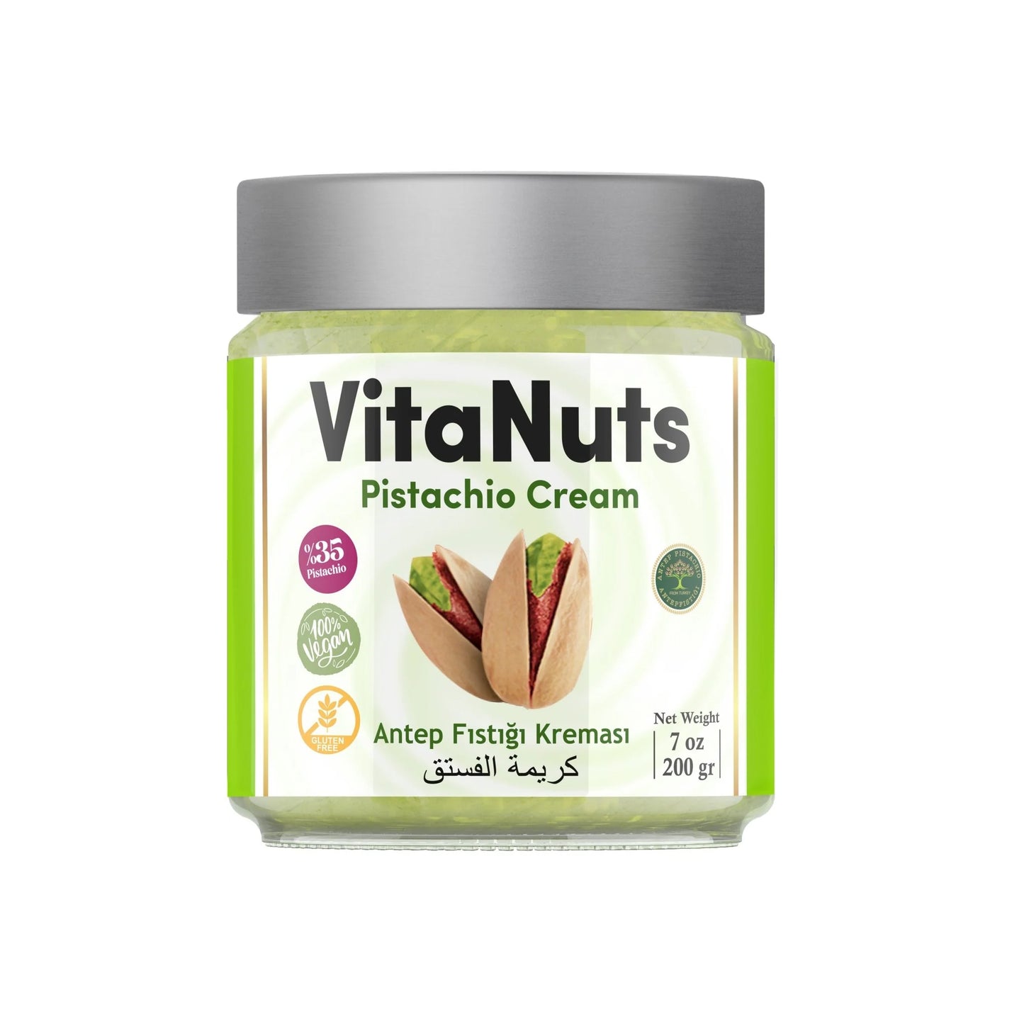 Pistafood Pistachio Cream – Rich Natural Spread 200g (7.05 oz)