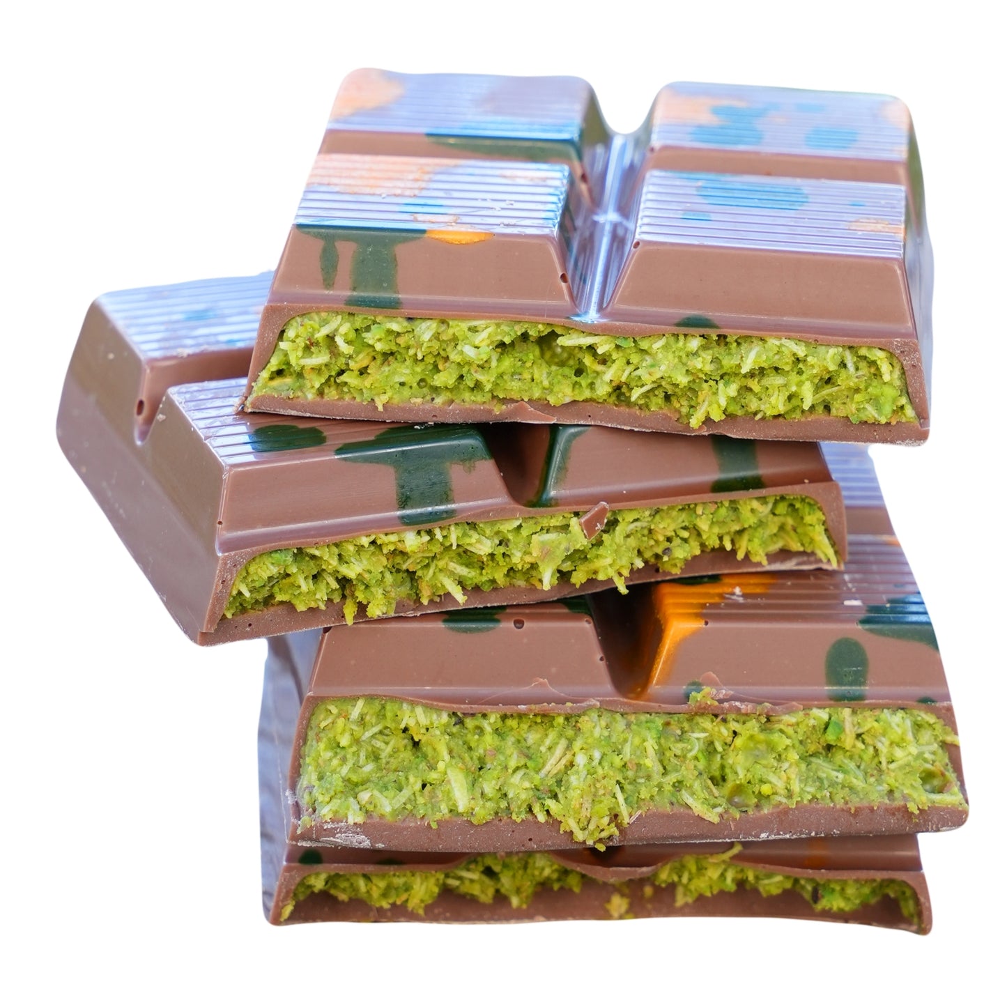 Çotanak Dubai Chocolate Bar - Milk Chocolate Filled with Pistachio Cream and Roasted Kadaif 180g (6.3 oz)