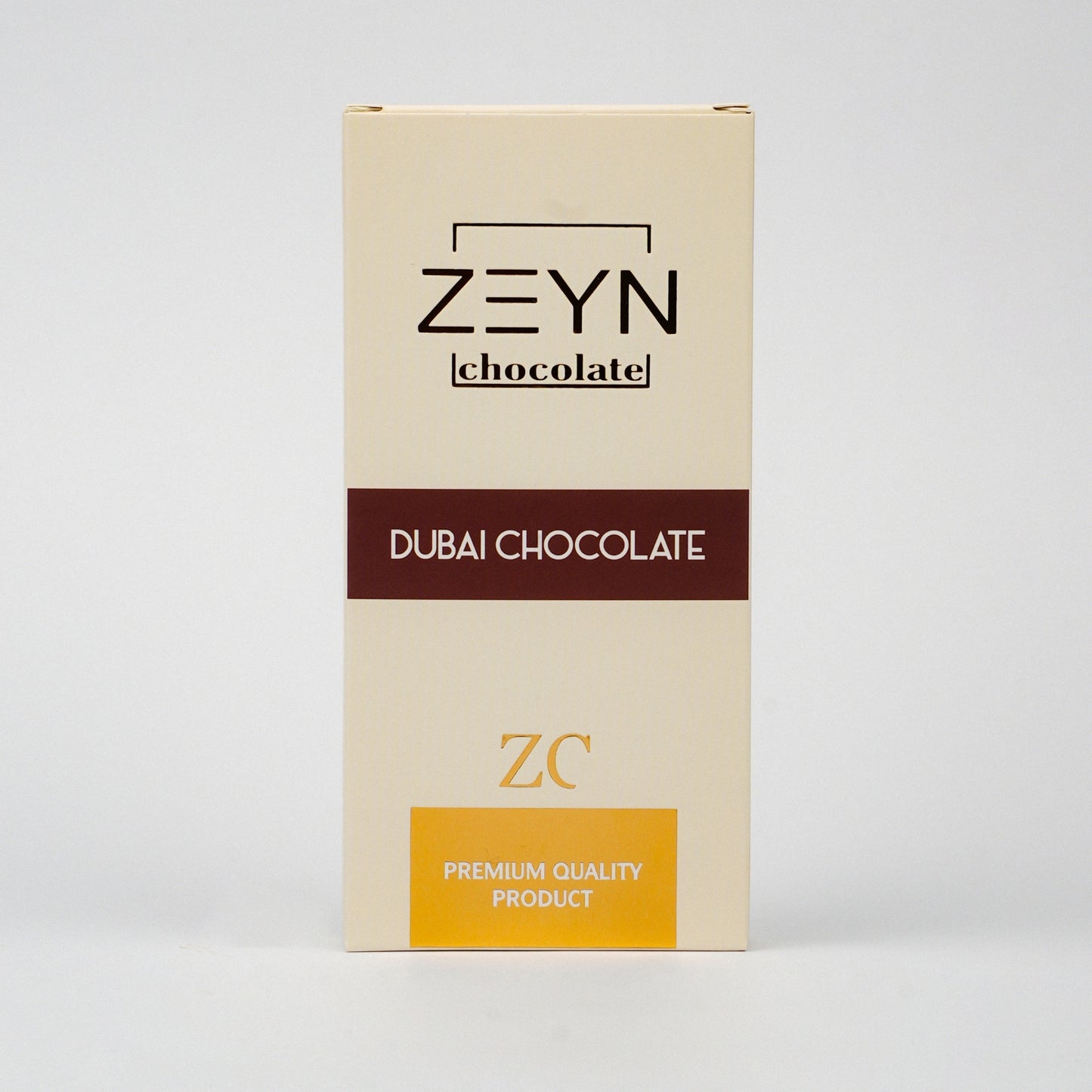 Zeyn Premium Quality Dubai Chocolate Bar - Milk Chocolate with Pistachios & Kadaif 200g (7 oz)