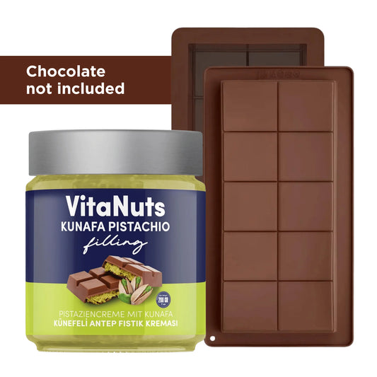 Dubai Chocolate Making Kit with Pistachio Knafeh Cream